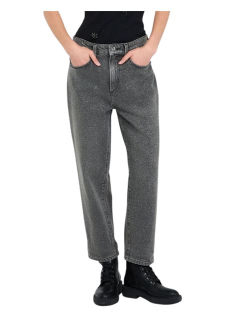 Jeans straight a vita alta Liu Jo | UF5019D4927N9935